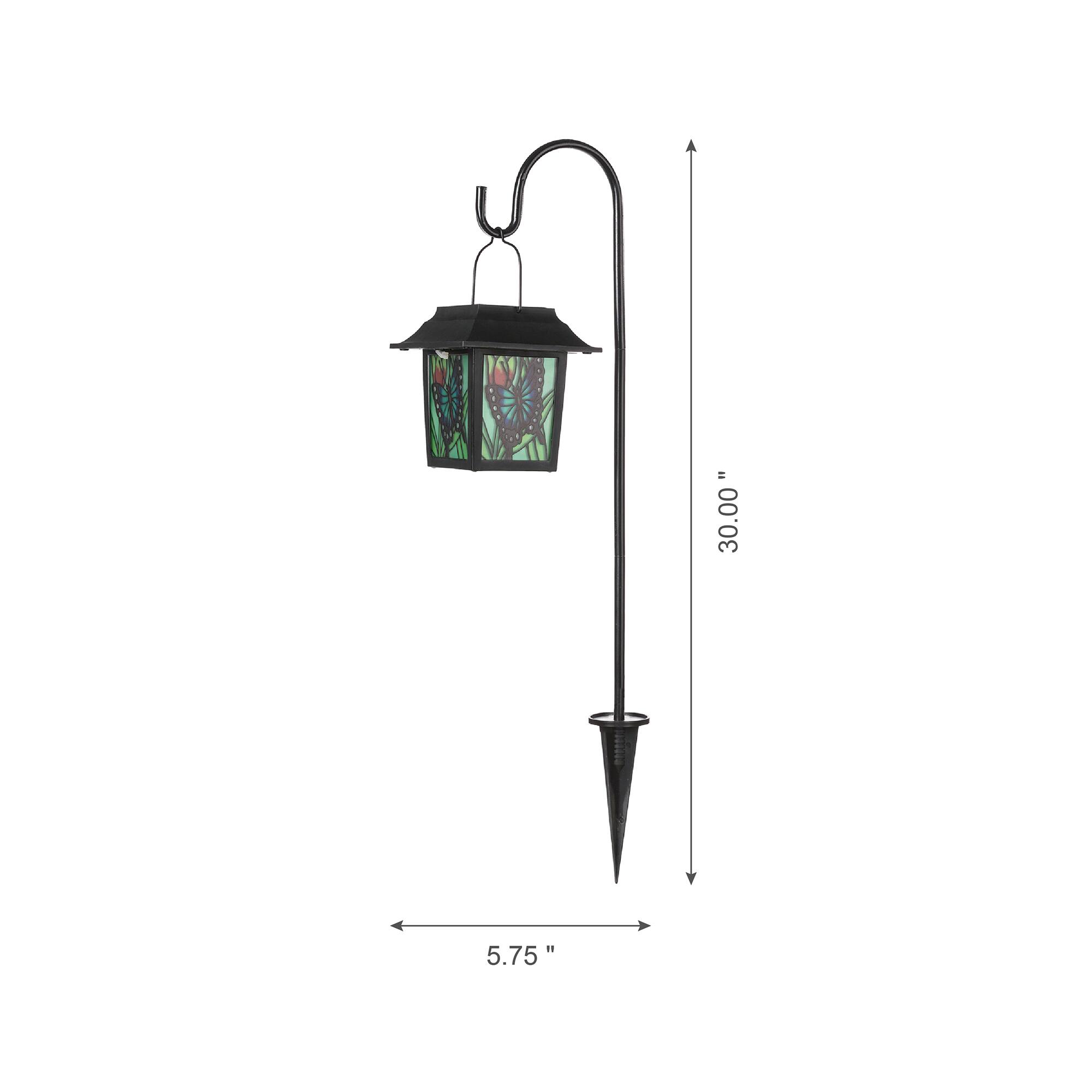 Glitzhome® 30" Solar Powered LED Pathway Light Garden Stake